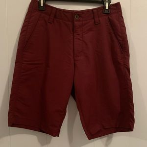 Under Armor Maroon Golf Shorts